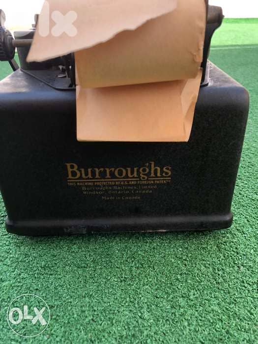 BURROUGHS mechanical calculator 2