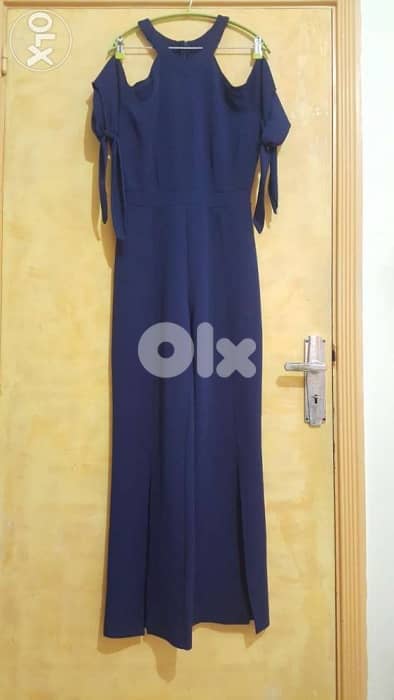 L'OLIVE VERTE Navy Overall jumpsuit size 3 (38 40) اوفرول كحلي