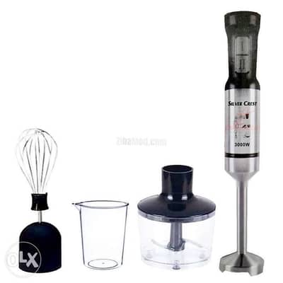 silvercrest مجموعة خلاط hand blender 4 in 1 3000 W