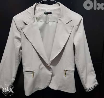 Female beige jacket size 38