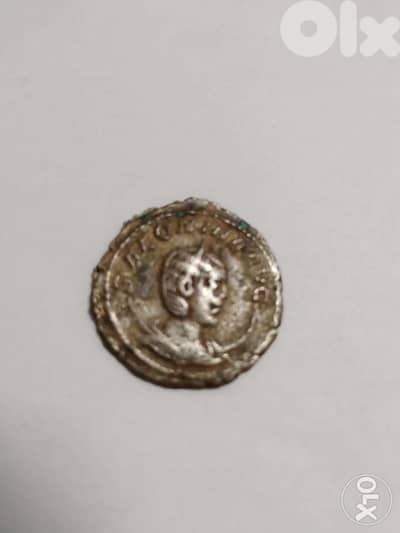 Queen Julia Salonina Roman Silver Coin year 256 AD mother Gallienus