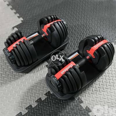 Set 2 pcs Adjustable dumbelles