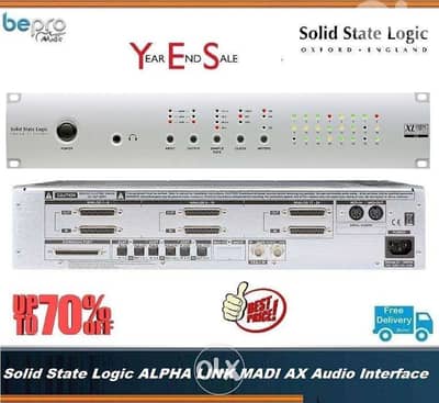Solid State Logic XLogic Alpha-Link MADI AX,Used like new