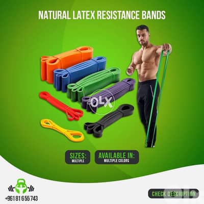 Latex powerlifting Bands
