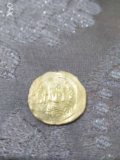 Ancient Gold Roman Eastern Byzantine Coin King Justinan I year 527AD
