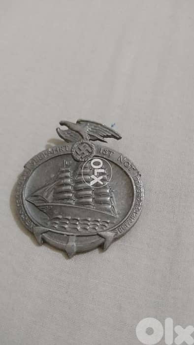 German Nazi Marine Ship Pin in the era of Hitler in World War two