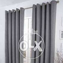 Curtains $10 per meter - برادي مخمل المتر ب10$ والتركيب الخياطة مجانا 2