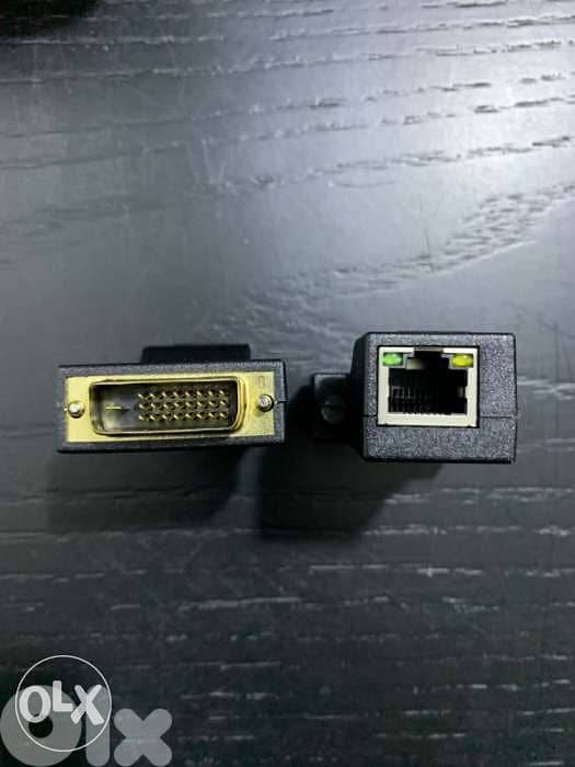 DVI to Cat 6 extended plug 1