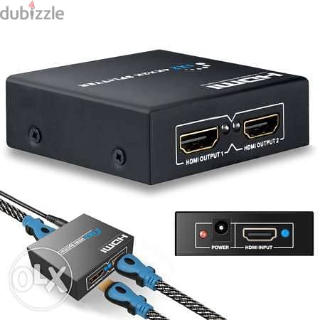 HDMI Splitter 1X2 Dual Monitor 5
