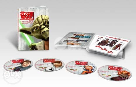 star wars clone wars season 2 original 4 dvds