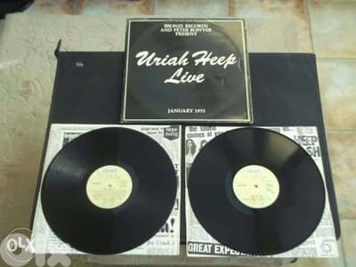 uriah heep live 1973 double vinyl lps