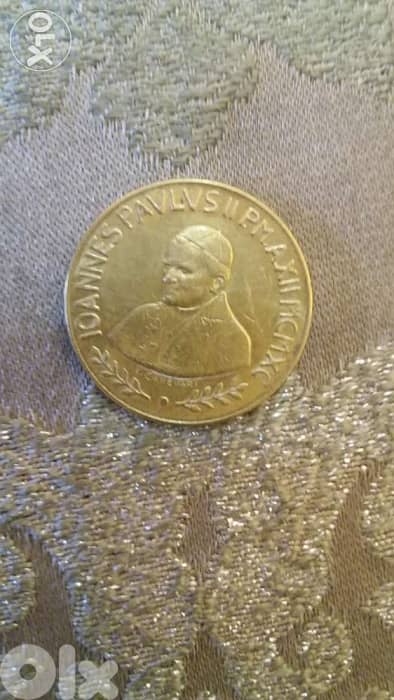 Pope Jean Paul 2 of Vetican Commemorative Bronze Coin very special