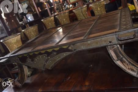 solid wood table
