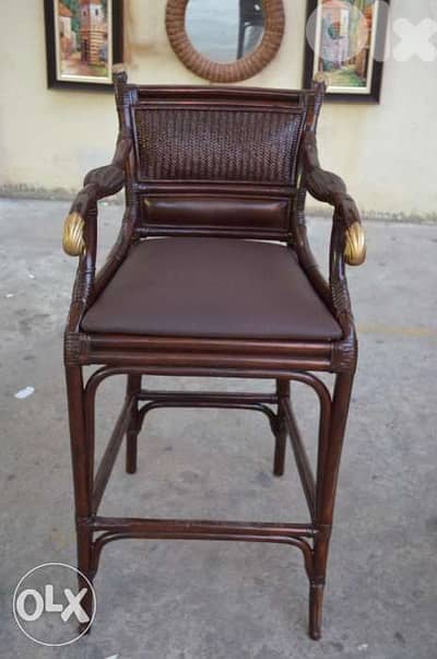 bar chair bamboo
