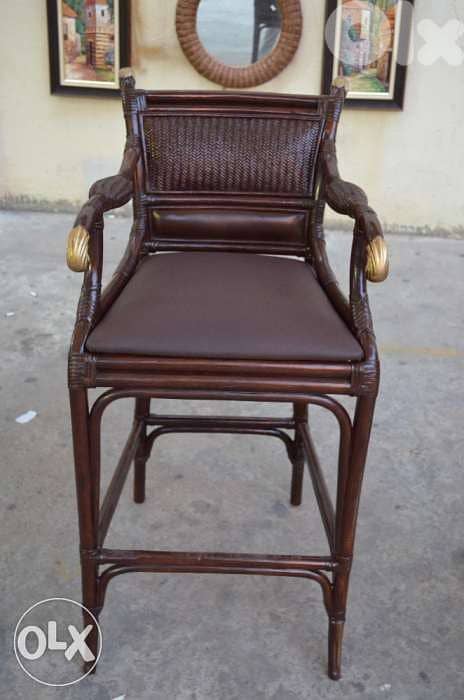 bar chair bamboo 1