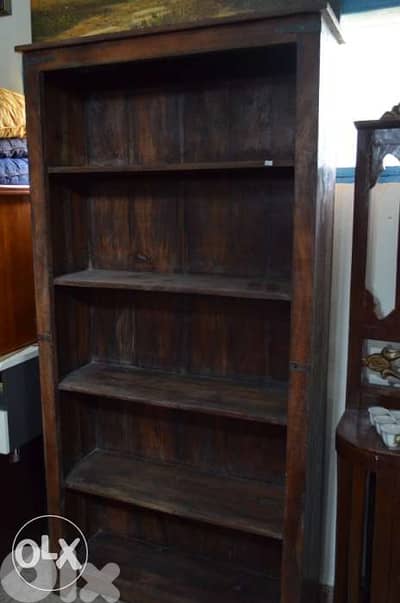 solid wood teak book shelves