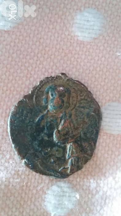Jesus Christ Ancient Byzntine Bronze Coin year 970 AD