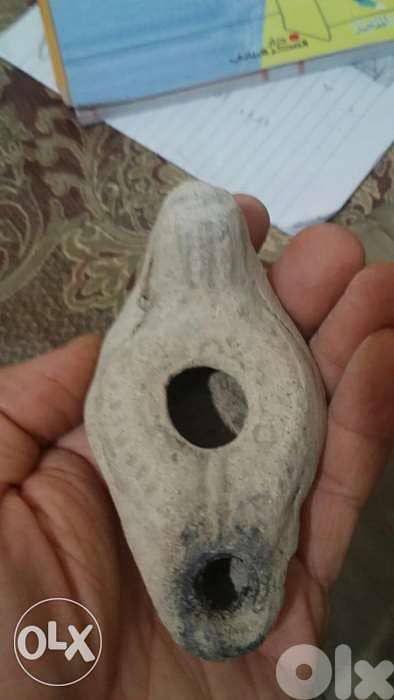 Ancient Terrocotta Clay Byzantine Oil Lamp