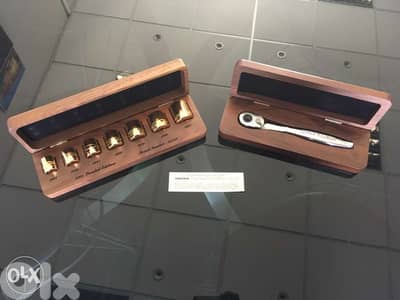 Craftsman wrench set (collectors limited edition 22carat gold plated)