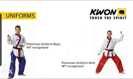 Taekwobdo POOMSAE uniform girls and boys (kwon brand)
