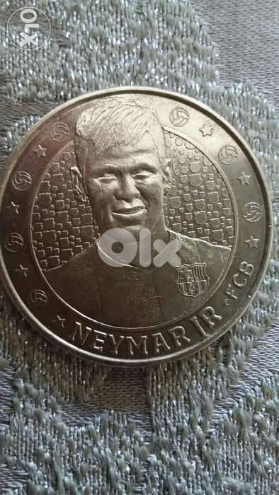 Brazil Neymar JR Commemorative Coin Special for Barcelona Fans