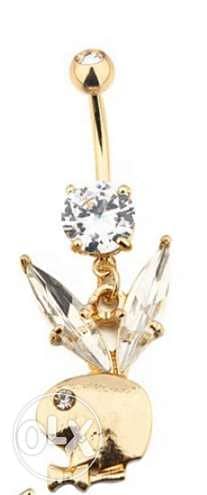 Gold plated rabbit piercing 10$
