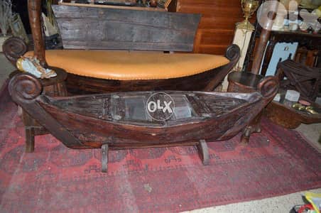 solid wood teak chezlong top leather design ship with teak table same