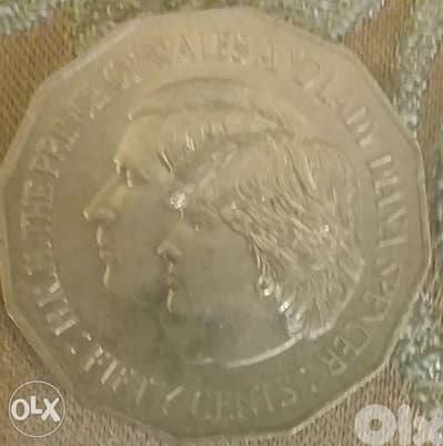 Prince Charles & Diana Memorial Commemorative Aust Coin Very Special