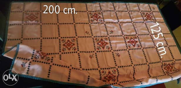 Hand made new. For covering tables. Exellant condition. For 200$ only