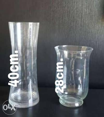2 Big Decorative vases 30$