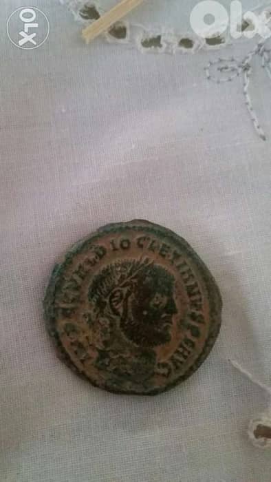 Roma Coin for Emperor Diocletian year 285 Ad