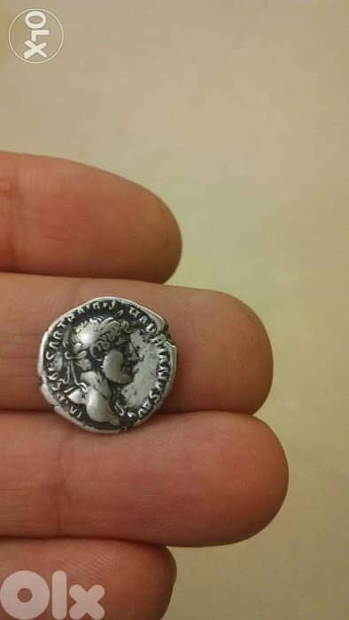 Ancient Roman Silver Coin for Emperor Trajan year 98 AD