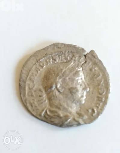 Ancient Roman Silver Coin for Emperor Caracalla year 198 AD