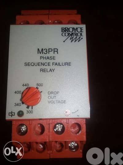 M3PR Phase sequence failure relay