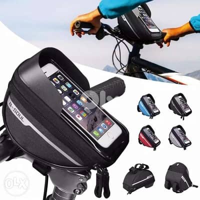 Bike Head Handlebar Mobile Phone Bag Waterproof for 6$