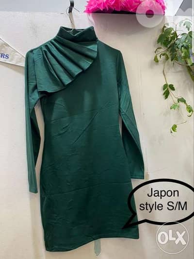 Green dress S / M