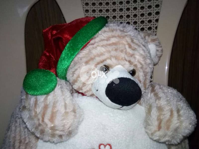 VALENTINE Teddy bear Plush Large Toy 40 Cm +a letter: I'LL HERE 4 YOU. 4