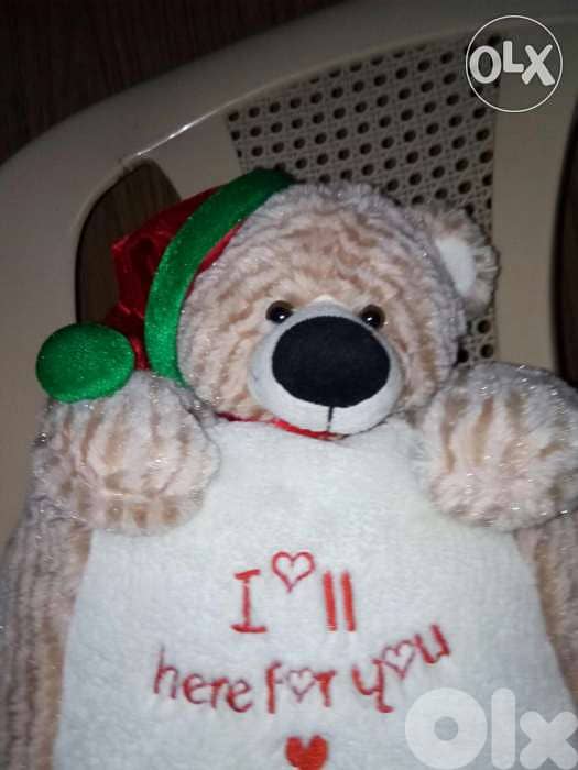 VALENTINE Teddy bear Plush Large Toy 40 Cm +a letter: I'LL HERE 4 YOU. 5