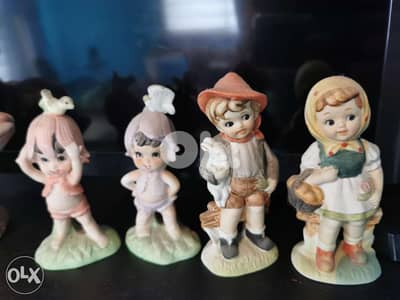 Vintage miniature statues