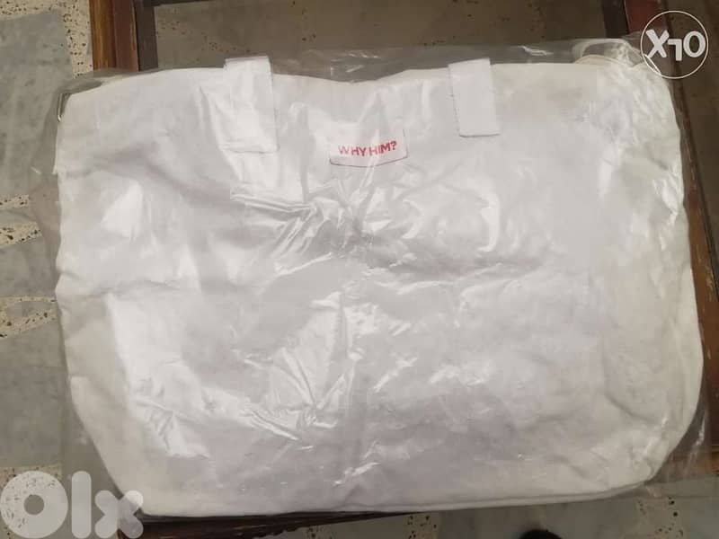 Why Him? bag (never used) 2