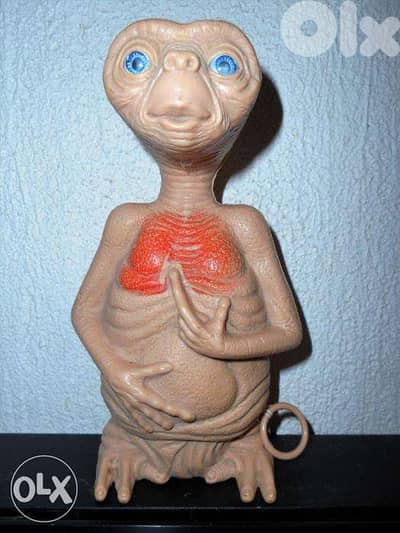 vintage ET windable talking toy