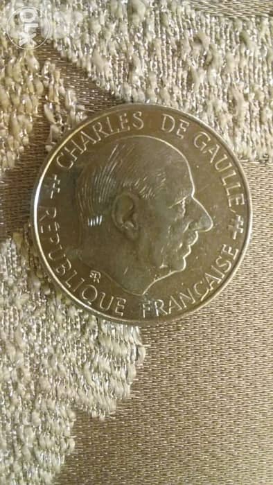 Charles De Gaulle Memorial 1 French Franc
