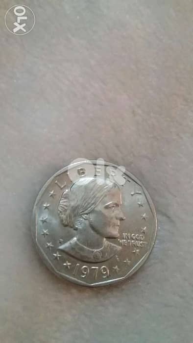 USA One Dollar Coin Commemorative Suzane Anthony year 1979