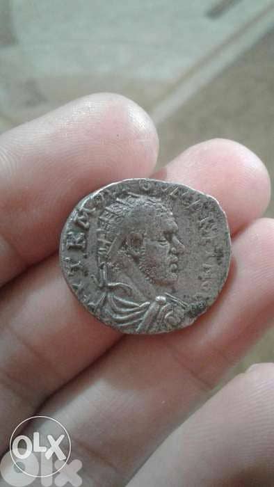 Ancient Roman Silver Coin for Emperor Macrinius year 217 AD