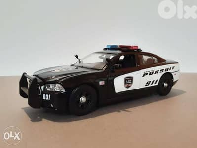 Dodge Charger 911 Pursuit diecast car model 1:24