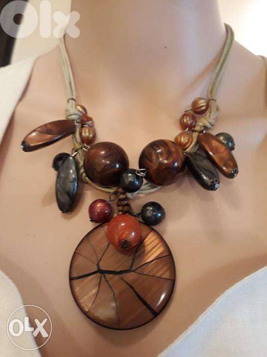 Fancy Africana Necklace عقد أفريقي روعة 1