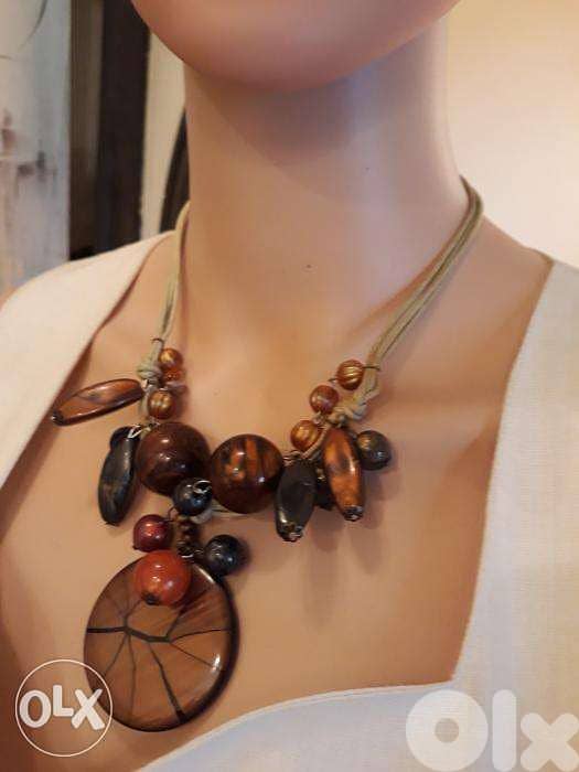 Fancy Africana Necklace عقد أفريقي روعة 3