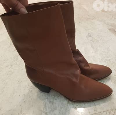 real leather boots size 9M