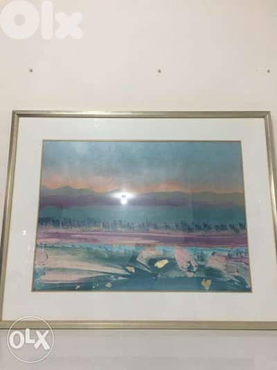 acrylic on carton famous American artist Marcia Isaacs