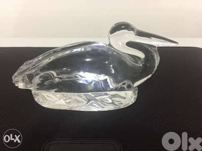 authentic cristal baccarat water bird